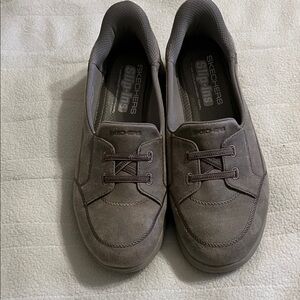 Skechers Taupe Slip-On Loafers